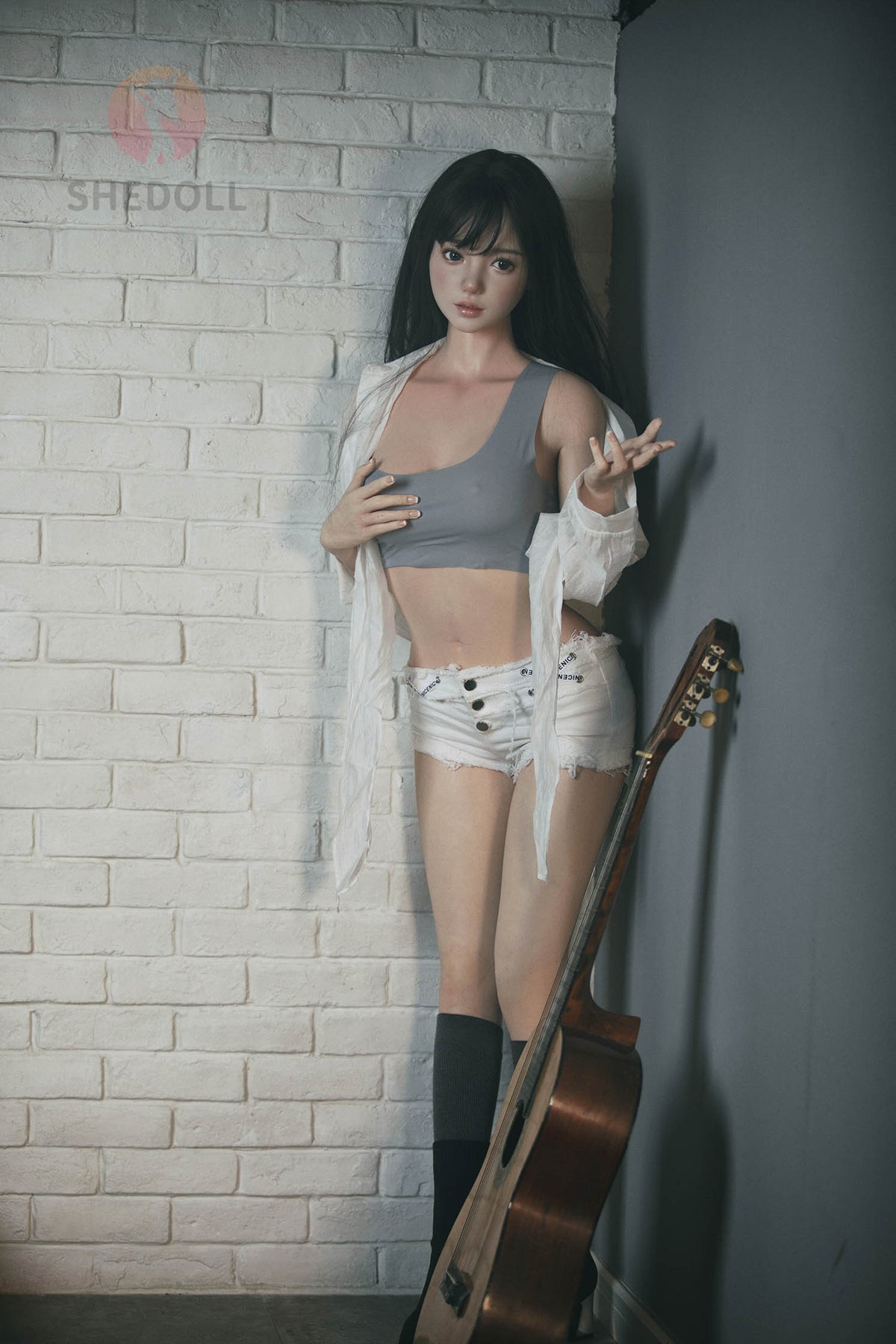 Kaena seksnukk (SHEDOLL 158 cm C-Cup #SH059 silikoon)