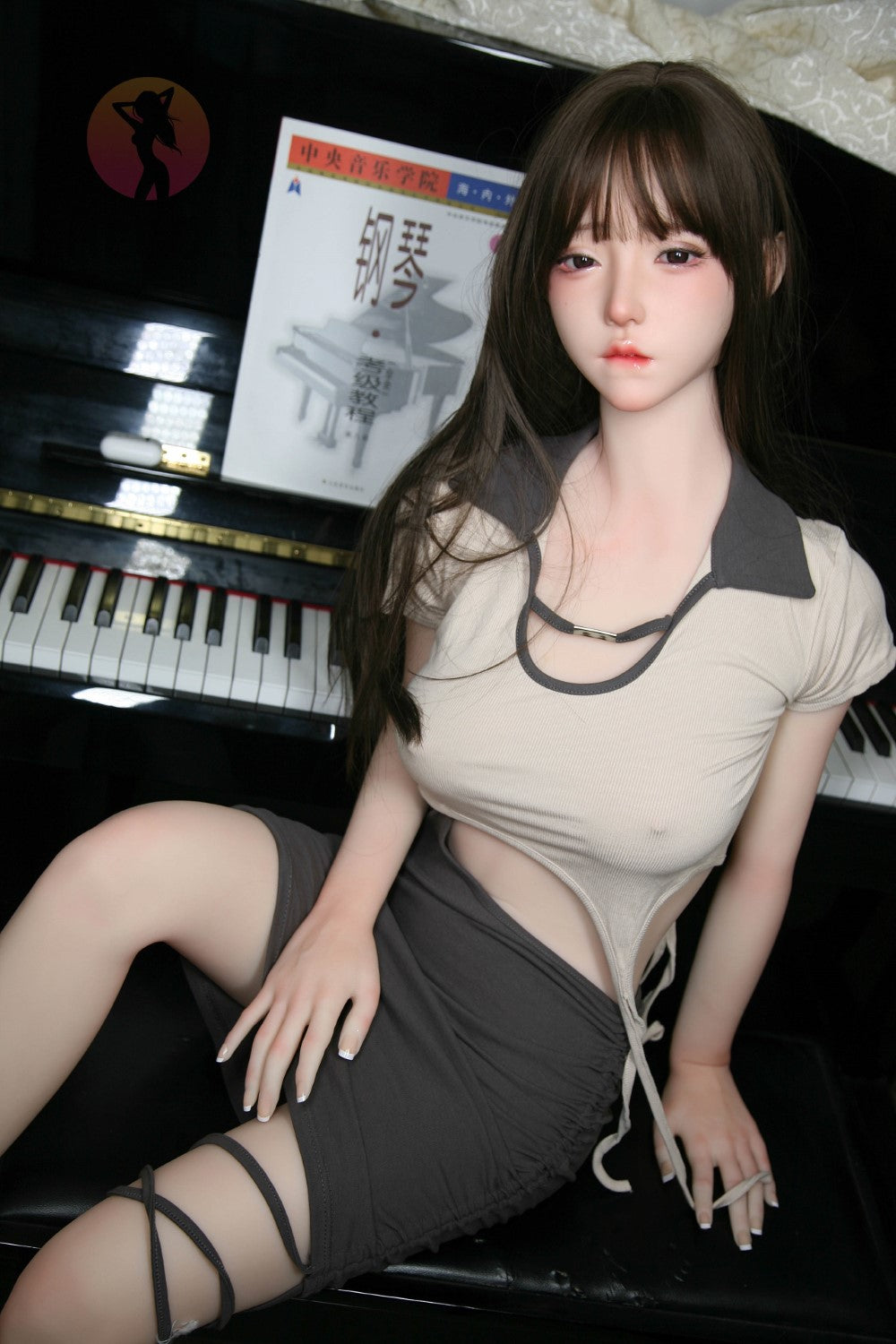 Chole seksnukk (SHEDOLL 158 cm C-Cup # SH070 TPE + silikoon)