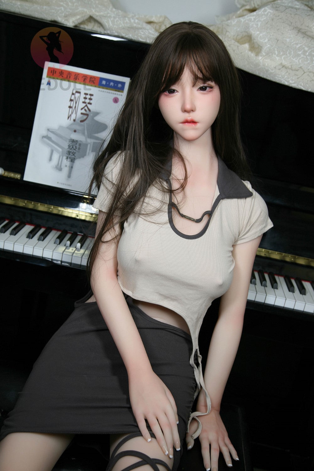 Chole seksnukk (SHEDOLL 158 cm C-Cup # SH070 TPE + silikoon)