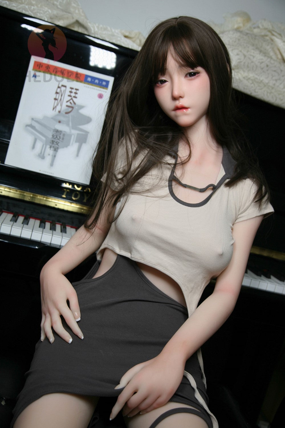 Chole seksnukk (SHEDOLL 158 cm C-Cup # SH070 TPE + silikoon)