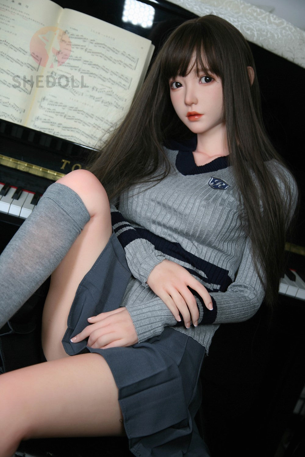 Cheryli seksnukk (SHEDOLL 158 cm C-Cup # SH072 TPE + silikoon)