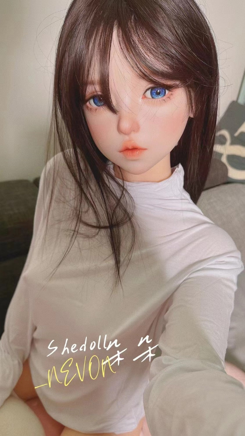 Dora seksnukk (SHEDOLL 148 cm D-Cup # SH073 2.0 TPE + silikoon)