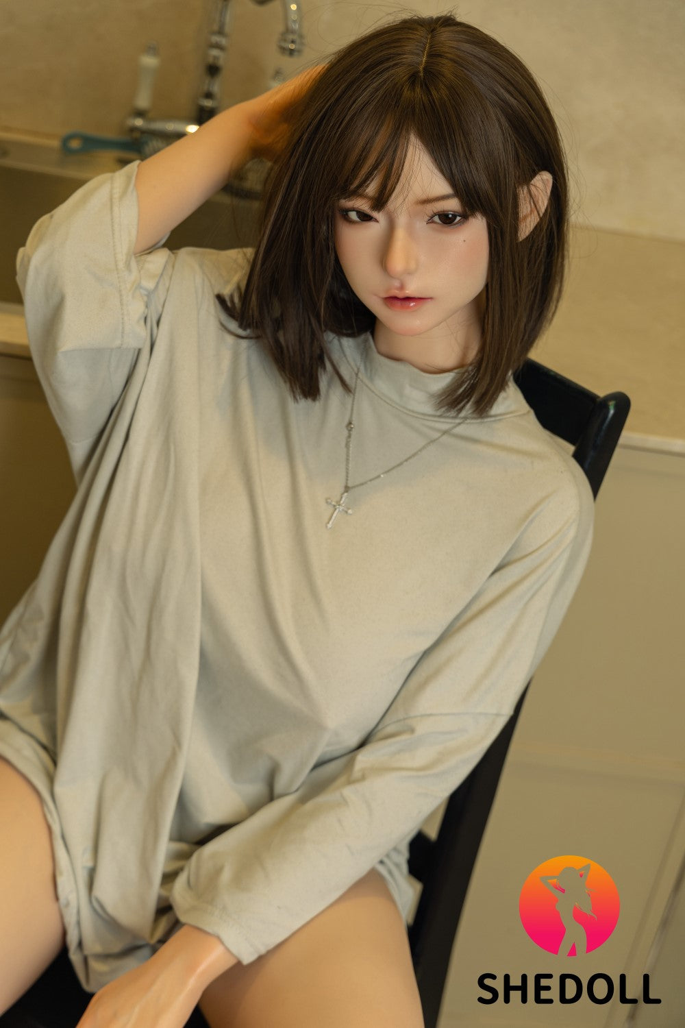 Aprilli seksinukk (SHEDOLL 163 cm H-Cup #SH092 2.0 silikoon)