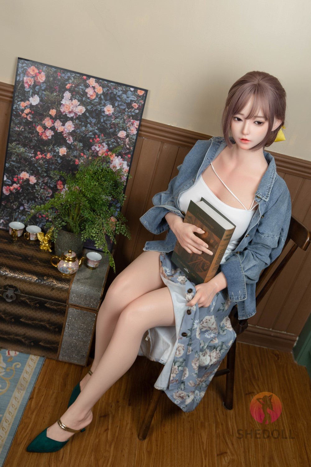 Jasmini seksnukk (SHEDOLL 165cm E-Cup #SH102 2.0 RST silikoon)