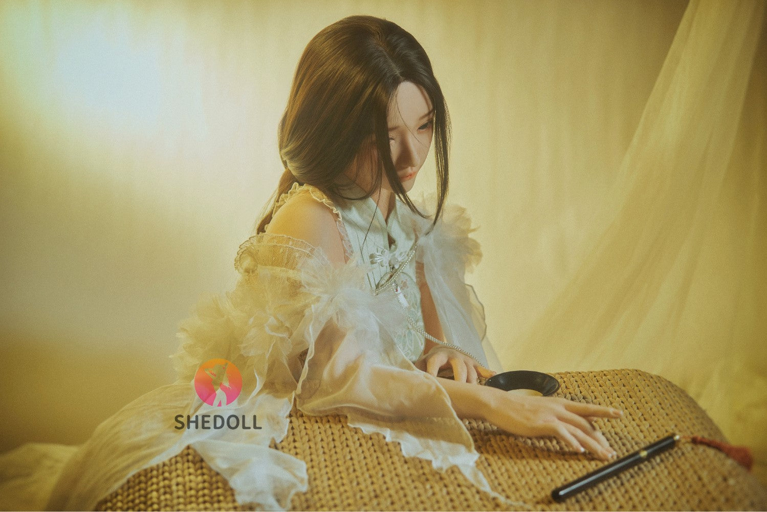 Charlene seksnukk (SHEDOLL 158 cm C-Cup #SH123 2.0 silikoon)