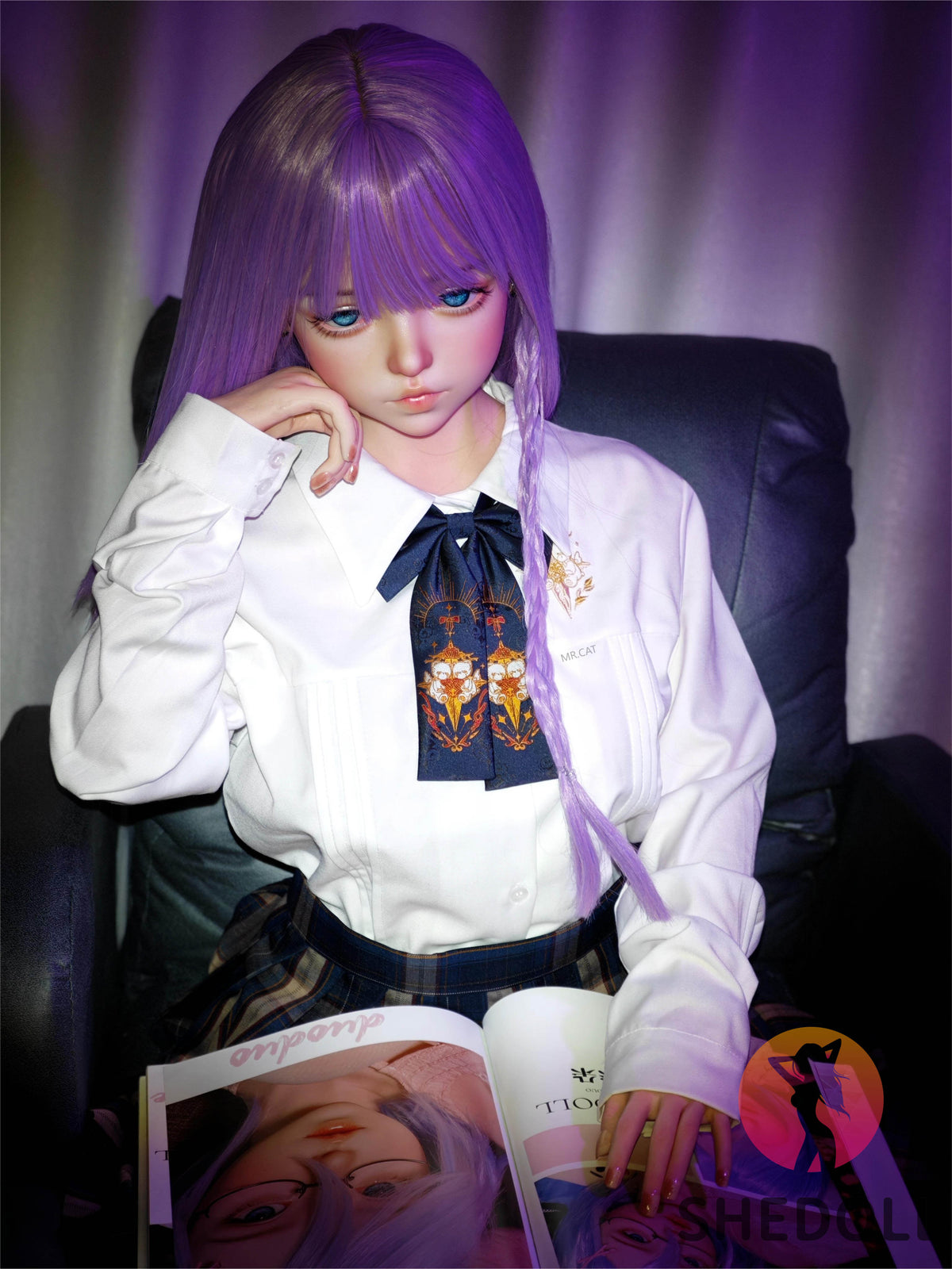 Dora seksnukk (SHEDOLL 148 cm D-Cup # SH124 2.0 TPE + silikoon)