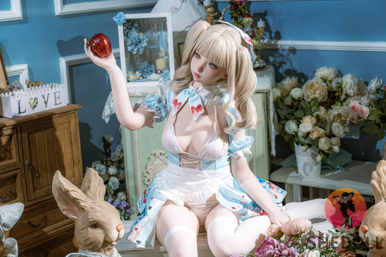 Nancy seksnukk (SHEDOLL 150 cm B-Cup # SH135 2.0 TPE + silikoon)