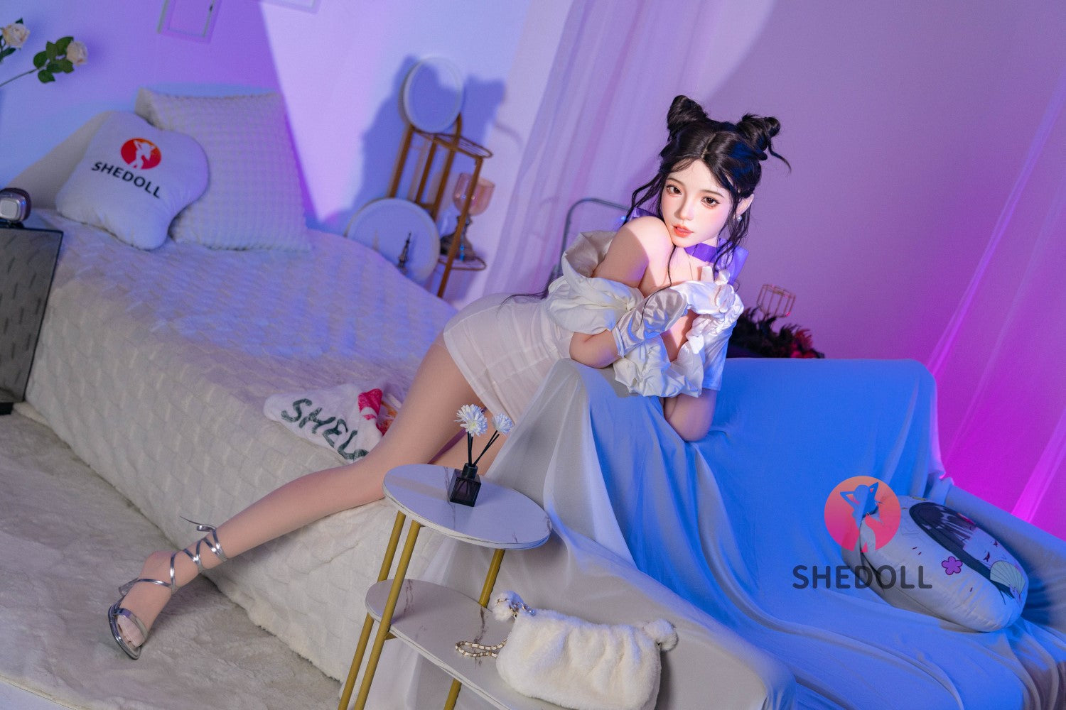 Rose Sex Doll (SHEDOLL 168 cm D-Cup # SH138 2.0 TPE + silikoon)