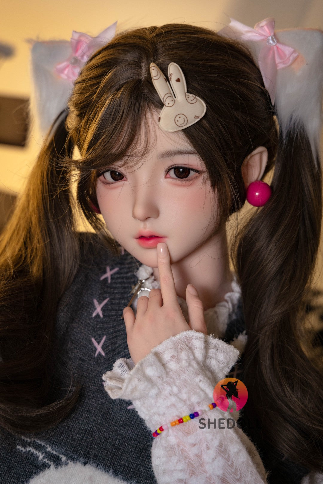 Cece seksnukk (SHEDOLL 145 cm G-Cup # SH156 silikoon)