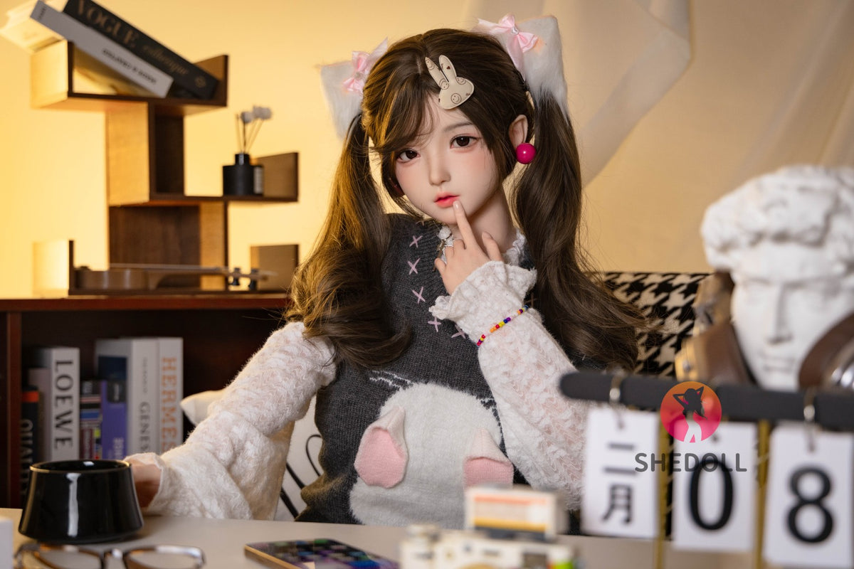 Cece seksnukk (SHEDOLL 145 cm G-Cup # SH156 silikoon)