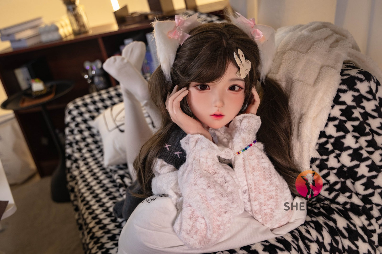 Cece seksnukk (SHEDOLL 145 cm G-Cup # SH156 silikoon)
