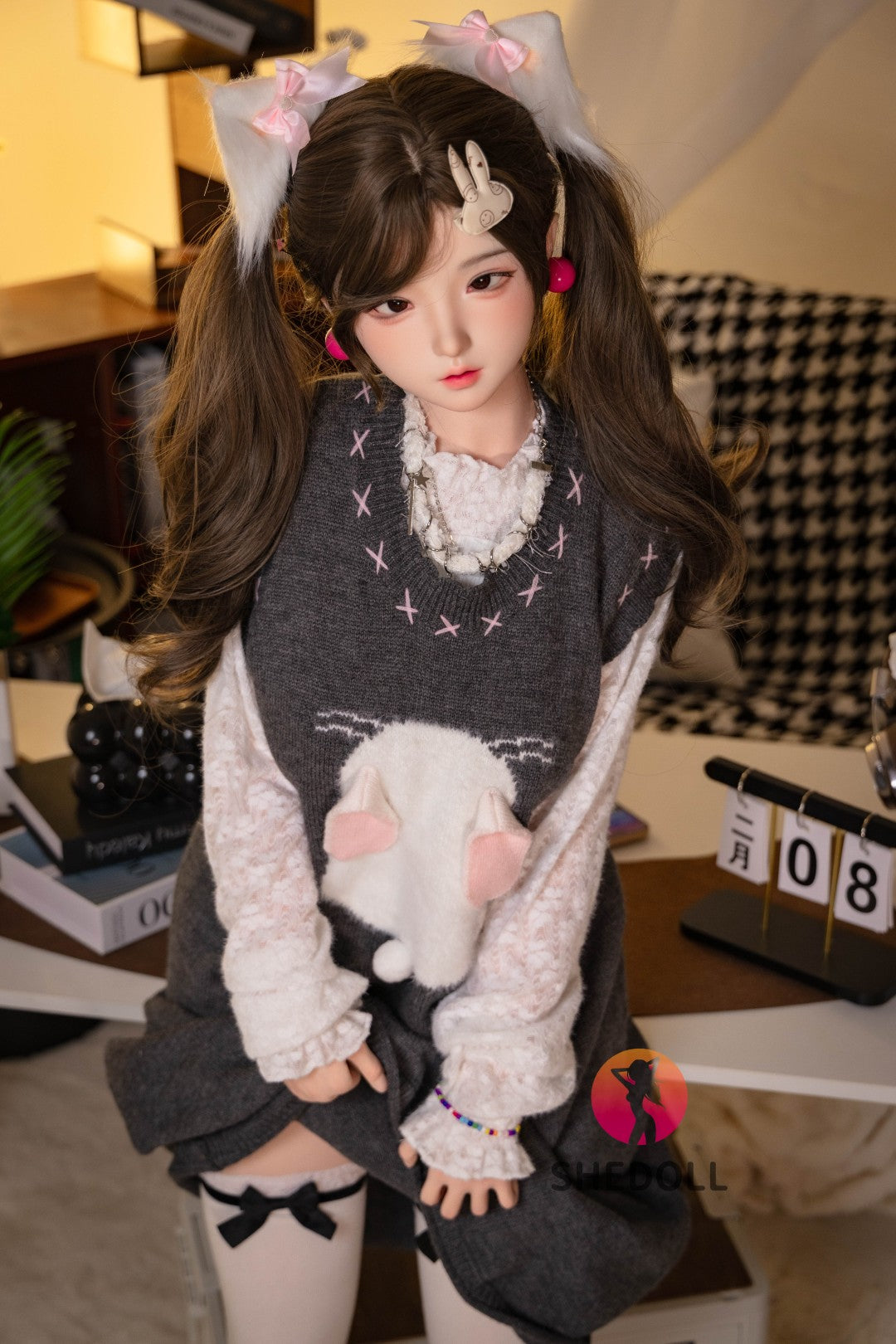 Cece seksnukk (SHEDOLL 145 cm G-Cup # SH156 silikoon)