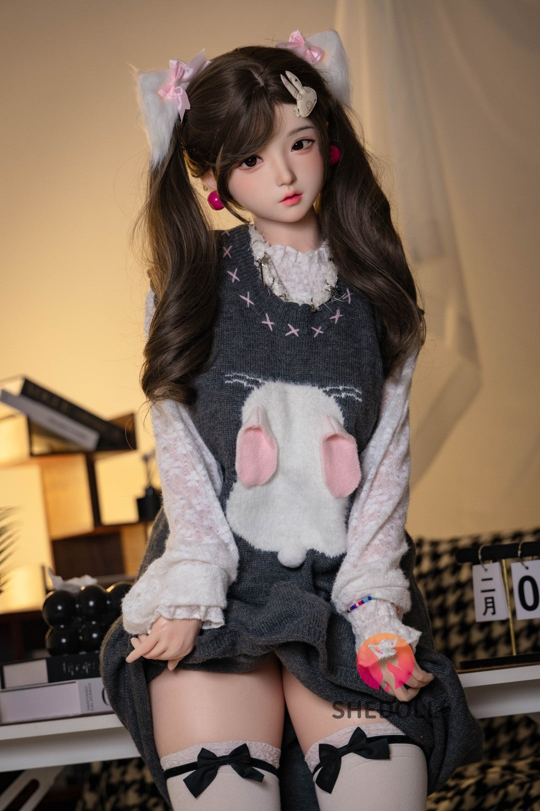 Cece seksnukk (SHEDOLL 145 cm G-Cup # SH156 silikoon)