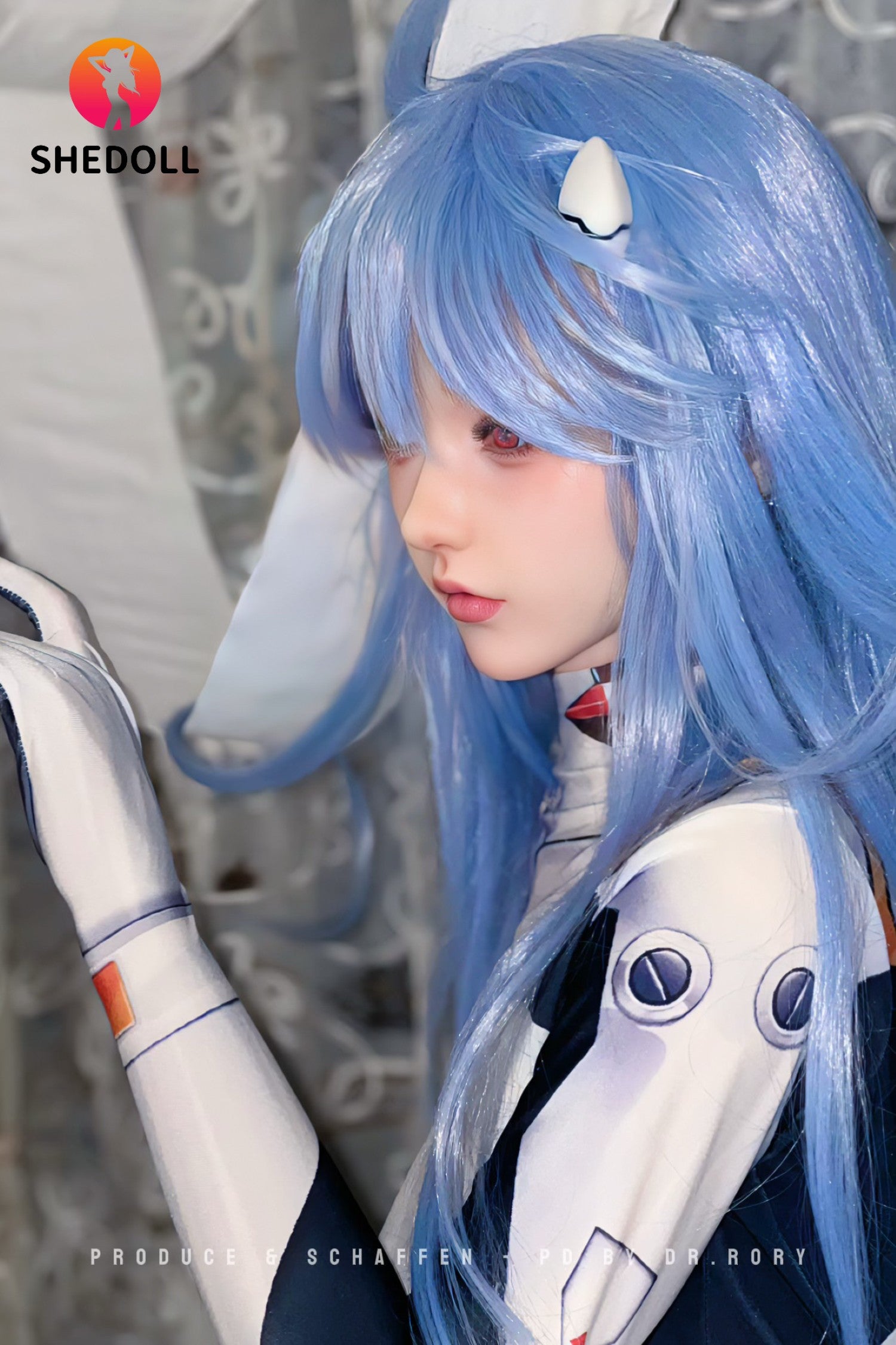 Rei Ayanami seksinukk (SHEDOLL 168cm D-Cup #SH170 2.0 Silikoon)