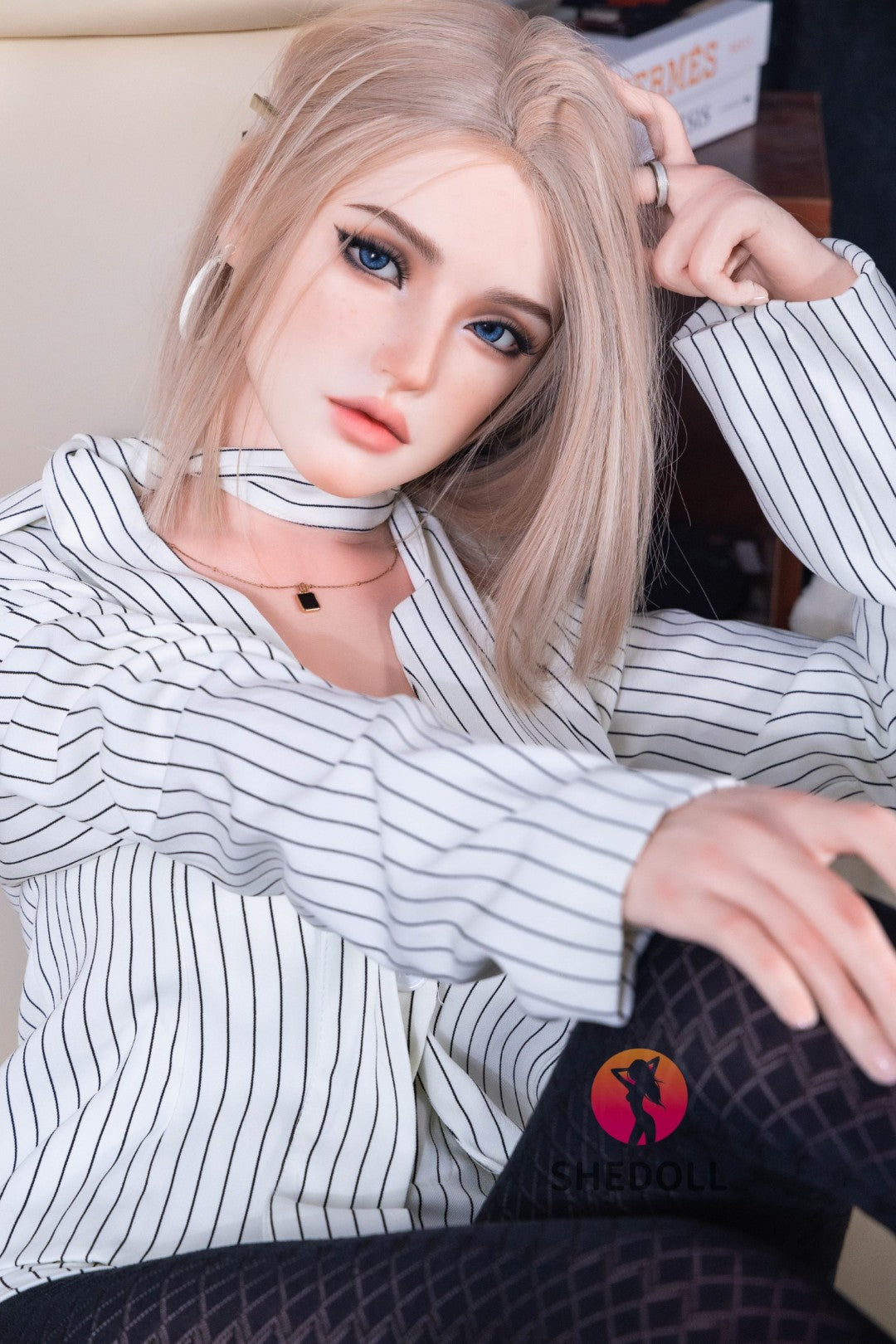 Talia seksnukk (SHEDOLL 168 cm D-Cup # SH171 silikoon)