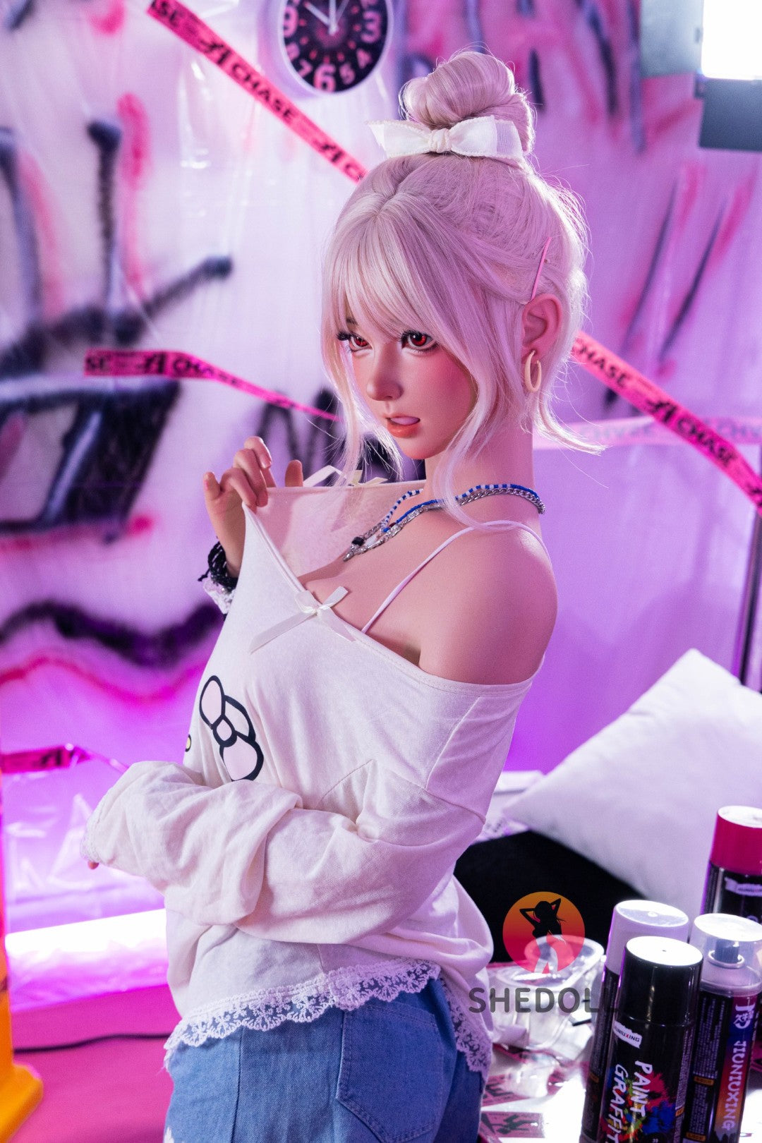 Tanya seksnukk (SHEDOLL 158 cm C-Cup #SH184 2.0 silikoon)