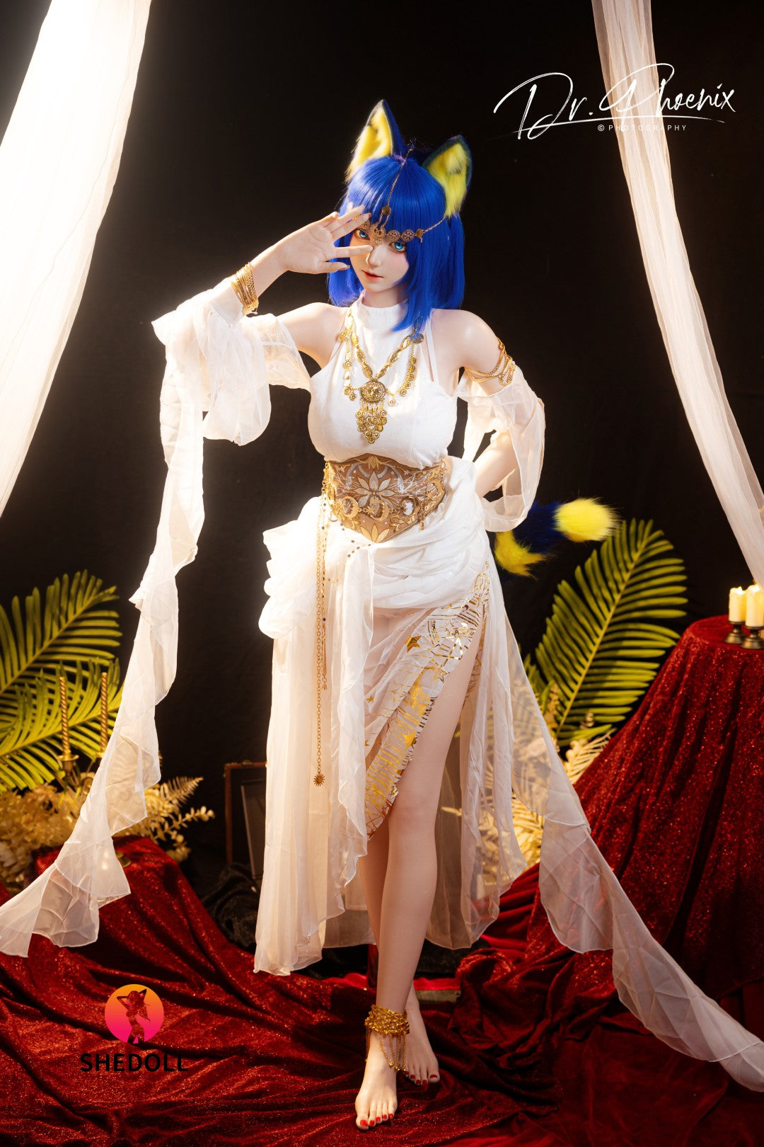 Ankha seksnukk (SHEDOLL 168 cm D-Cup # SH192 2.0 silikoon)