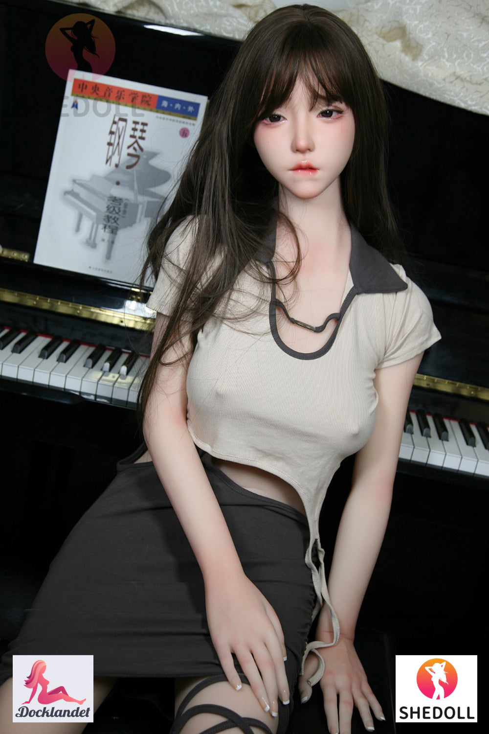 Chole seksnukk (SHEDOLL 158 cm C-Cup # SH070 TPE + silikoon)