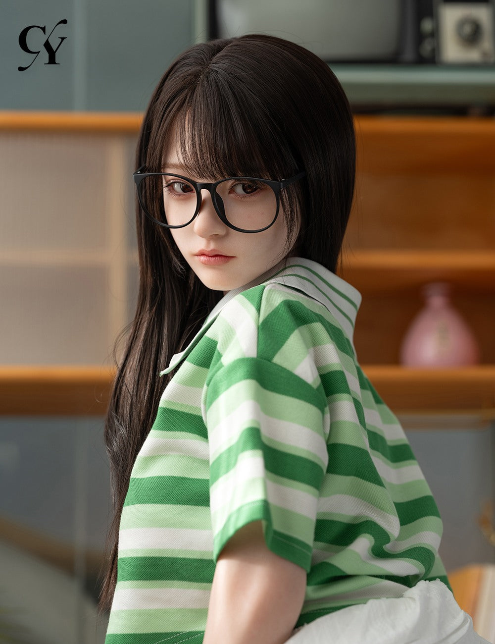 Shuyu seksnukk (TOP CYDOLL 157 cm D-tass TPE + silikoon)