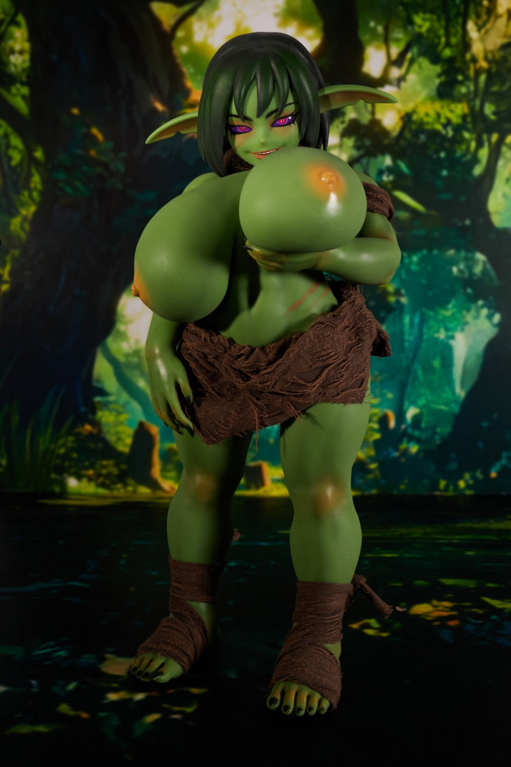 Zarga Orc Sex Doll (Climax Doll Mini 70cm V-tass silikoon)