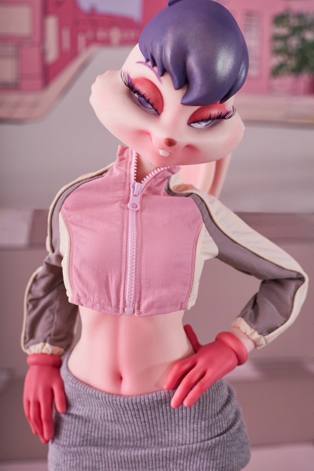 Lori Bunny seksnukk (Climax Doll Mini 70cm C-tass silikoon)