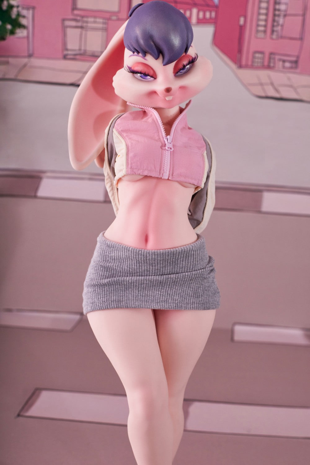 Lori Bunny seksnukk (Climax Doll Mini 70cm C-tass silikoon)