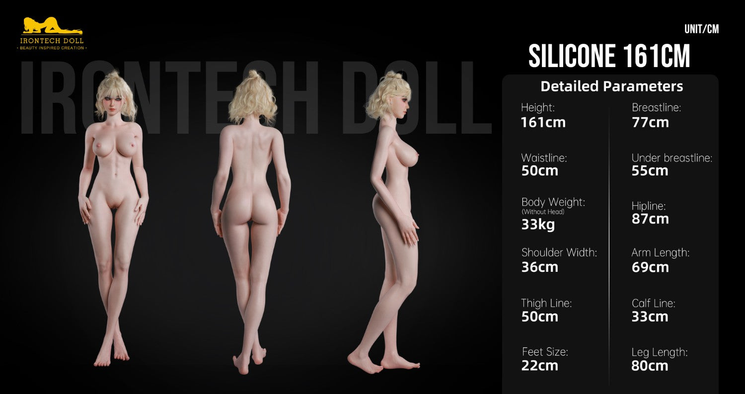 Miku seksnukk (Irontech Doll 161 cm D-Cup S14 silikoon)