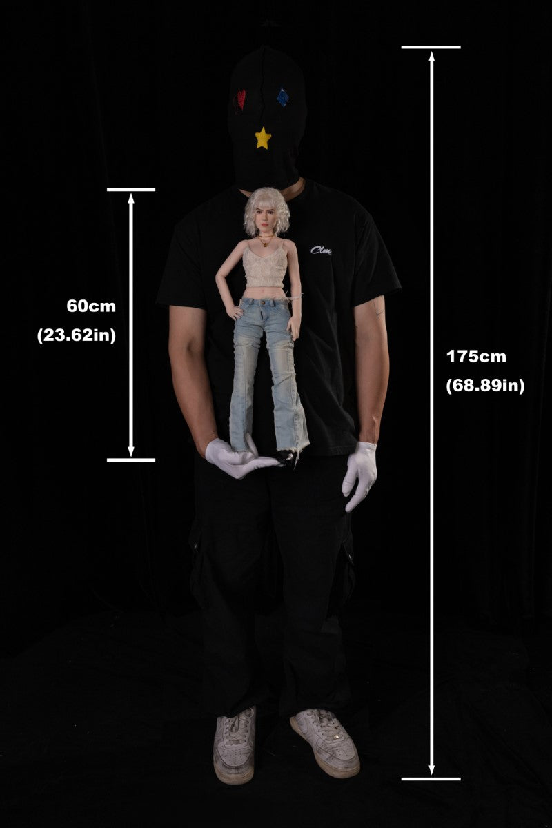 Tara seksnukk (Climax Doll Mini 60cm S-tass silikoon)