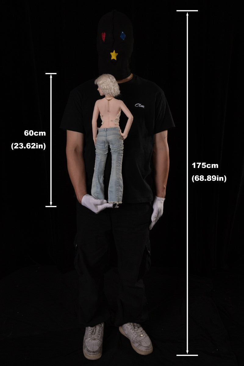 Tara seksnukk (Climax Doll Mini 60cm S-tass silikoon)