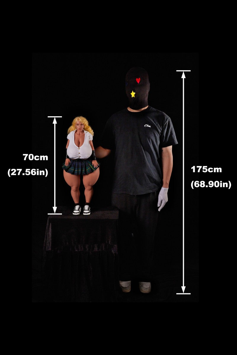 Chace seksnukk (Climax Doll Mini 70cm S-tass silikoon)