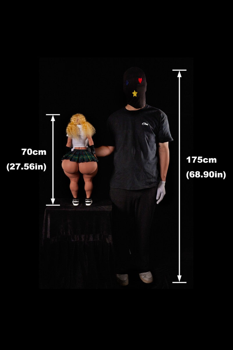 Chace seksnukk (Climax Doll Mini 70cm S-tass silikoon)