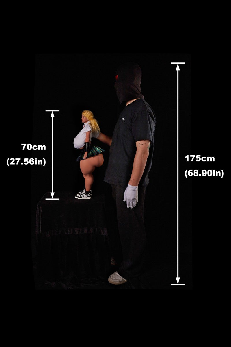 Chace seksnukk (Climax Doll Mini 70cm S-tass silikoon)