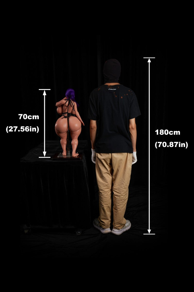 Dazia seksnukk (Climax Doll Mini 70cm S-tass silikoon)