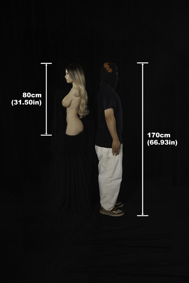 Miko Torso seksnukk (Climax Nukk ULW 80cm E-tass silikoon)