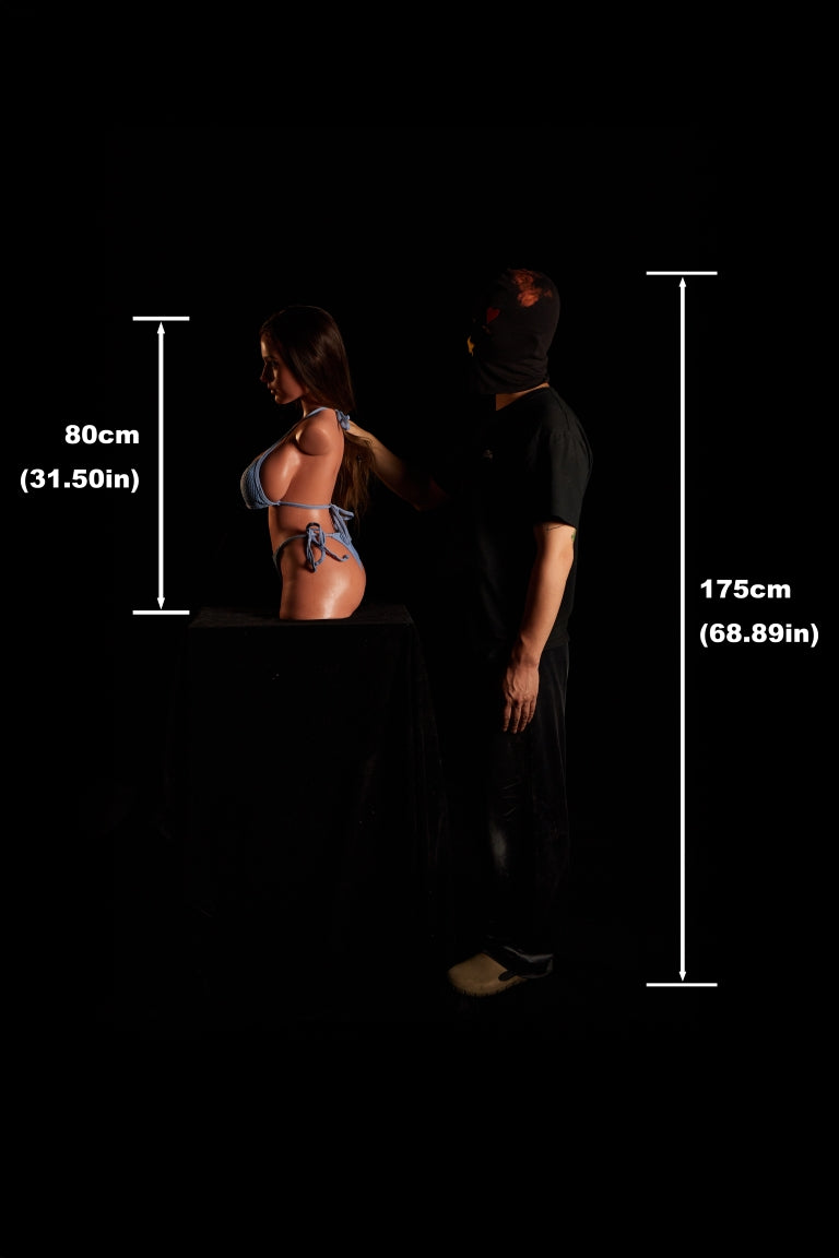 Eliza Torso seksnukk (Climax Nukk ULW 80cm G-tass silikoon)
