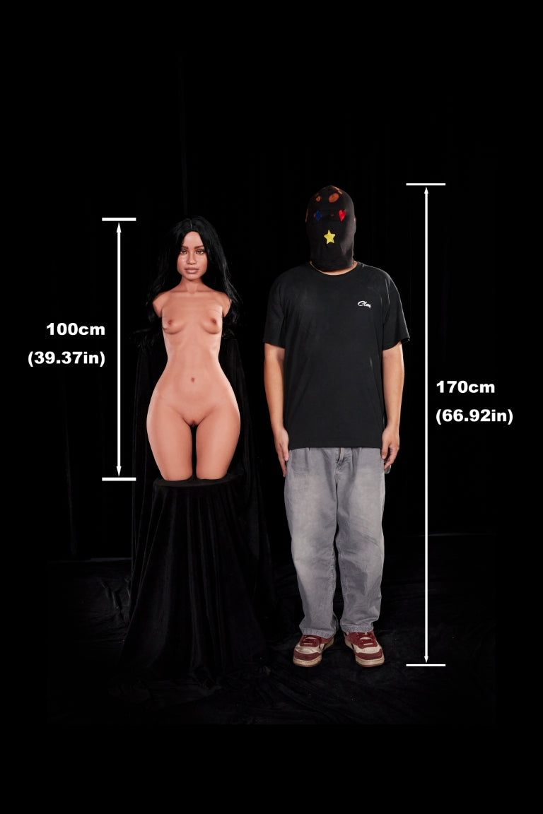 Raven Torso seksnukk (Climax Nukk ULW 100cm A-tass silikoon)