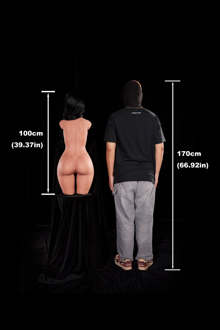 Raven Torso seksnukk (Climax Nukk ULW 100cm A-tass silikoon)