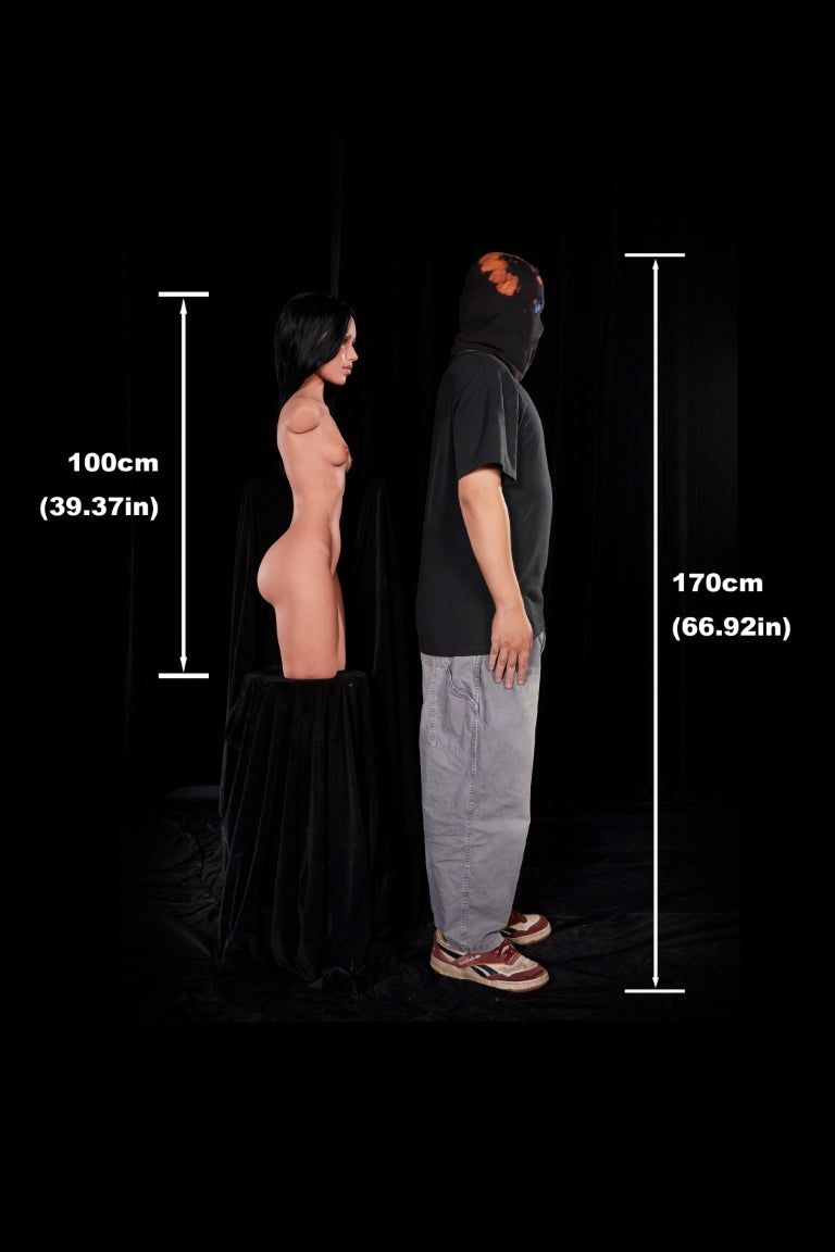 Raven Torso seksnukk (Climax Nukk ULW 100cm A-tass silikoon)
