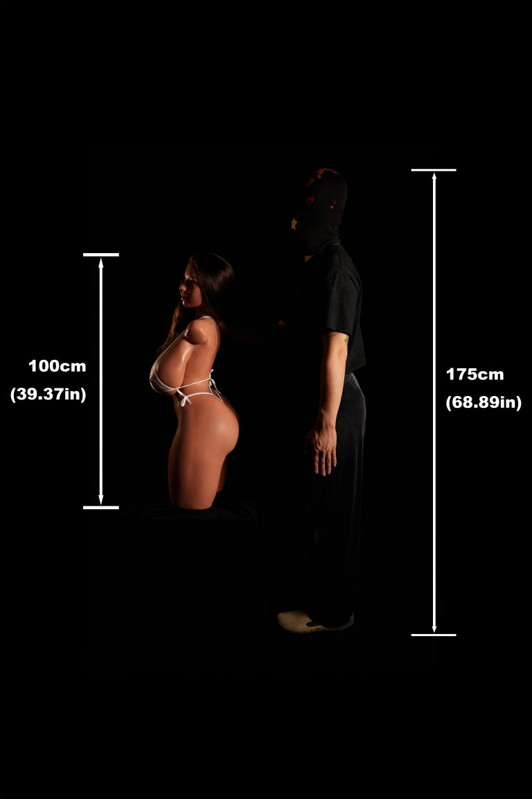 Hazel Torso seksnukk (Climax Nukk ULW 100cm K-tass silikoon)
