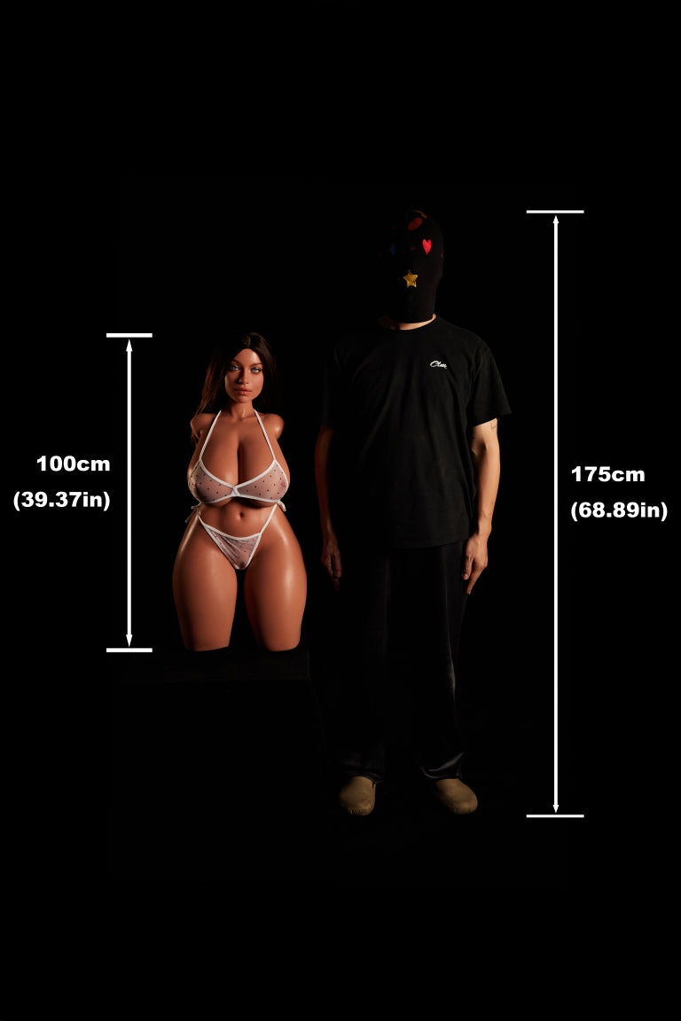 Hazel Torso seksnukk (Climax Nukk ULW 100cm K-tass silikoon)