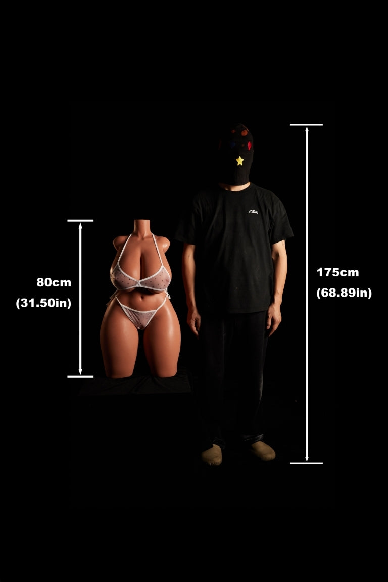 Torso 884# seksnukk (Climax Nukk ULW 80cm K-tass silikoon)