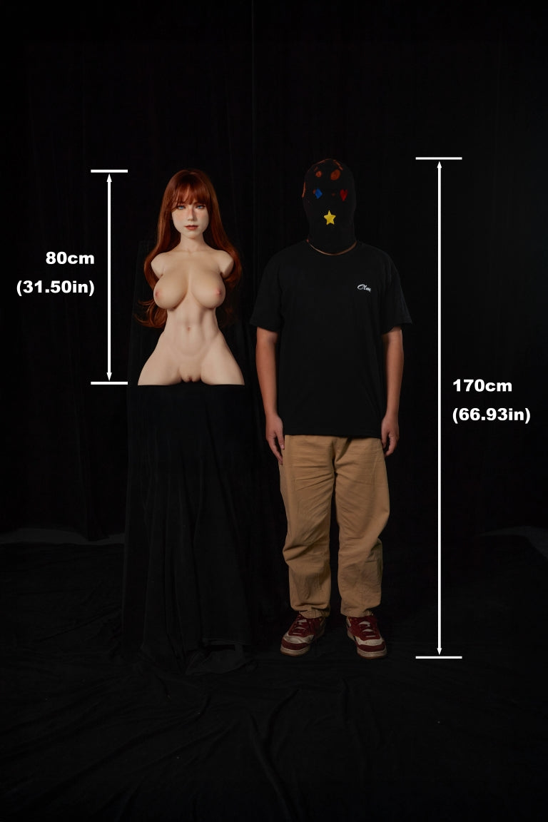 Livia Torso Sex Doll (Climax Nukk ULW 80cm F tass silikoon)