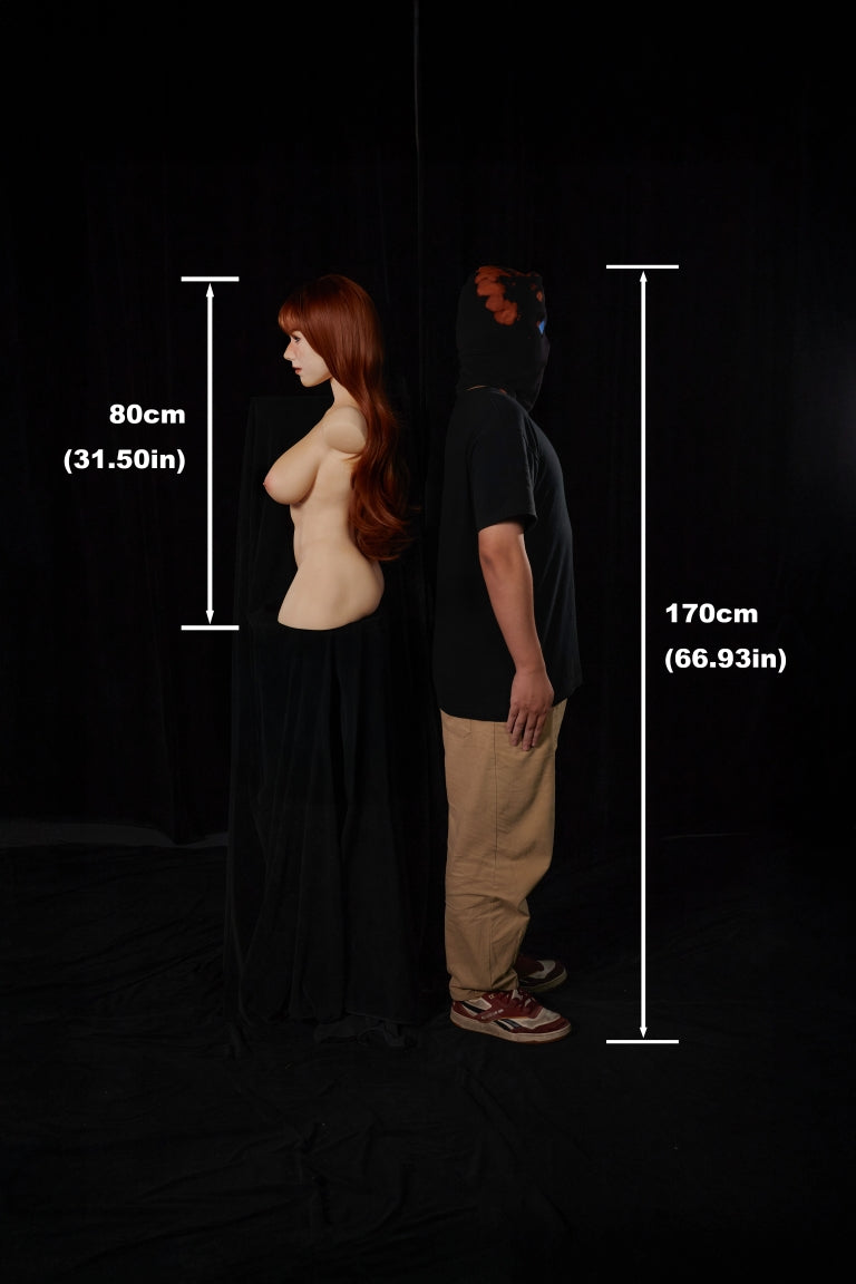 Livia Torso Sex Doll (Climax Nukk ULW 80cm F tass silikoon)