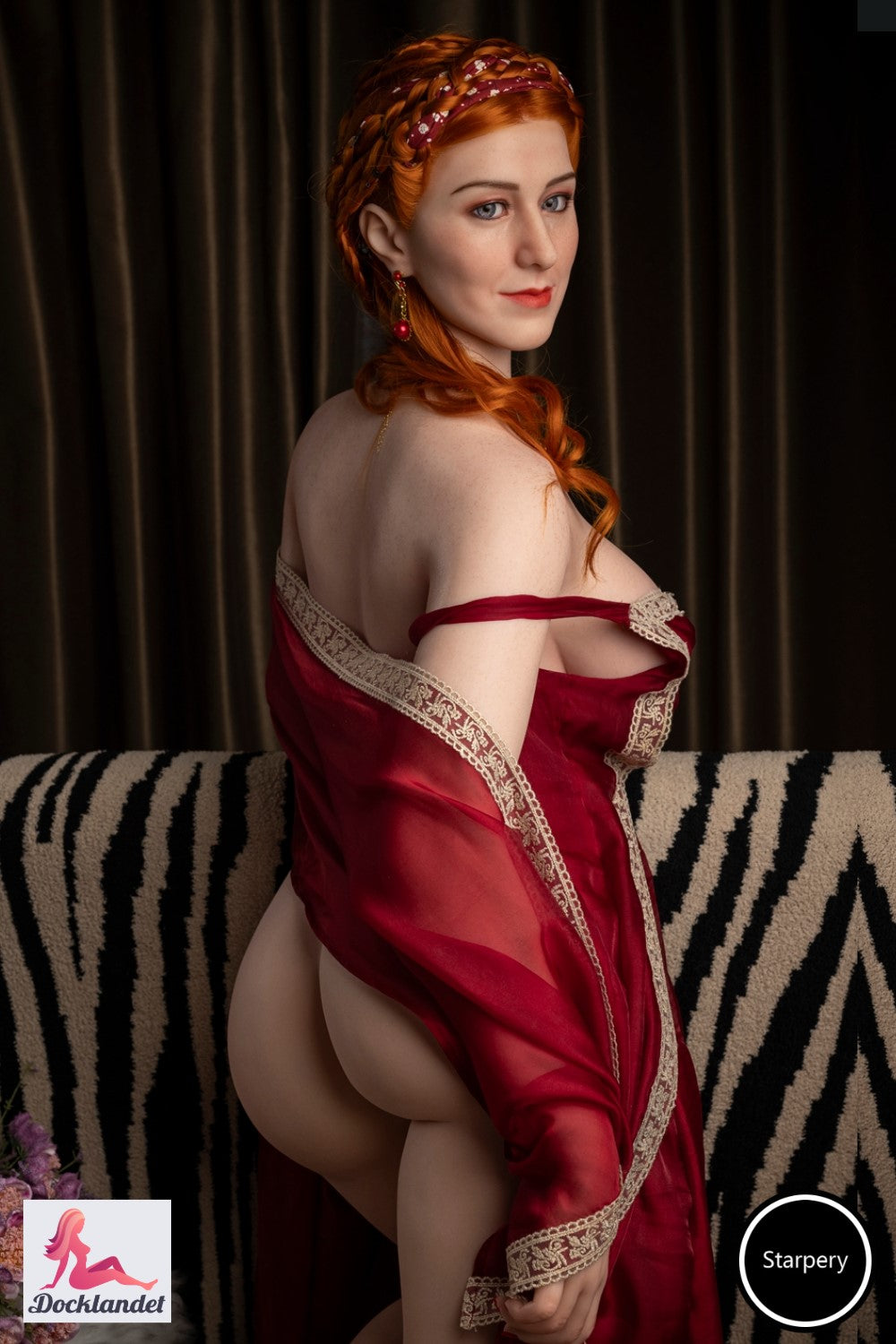 Lucretia seksnukk (Starpery 165 cm G-tass TPE + silikoon)