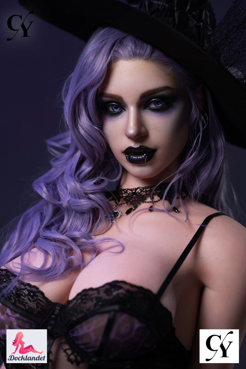 Elodie seksnukk (TOP CYDOLL 176cm E-tass TPE+silikoon) Halloweeni nõidukk