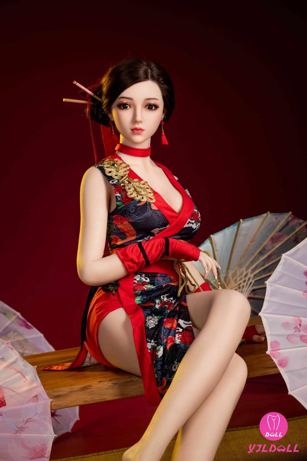 Jolene seksnukk (YJL Doll 165 cm D-Cup #439 TPE + silikoon)