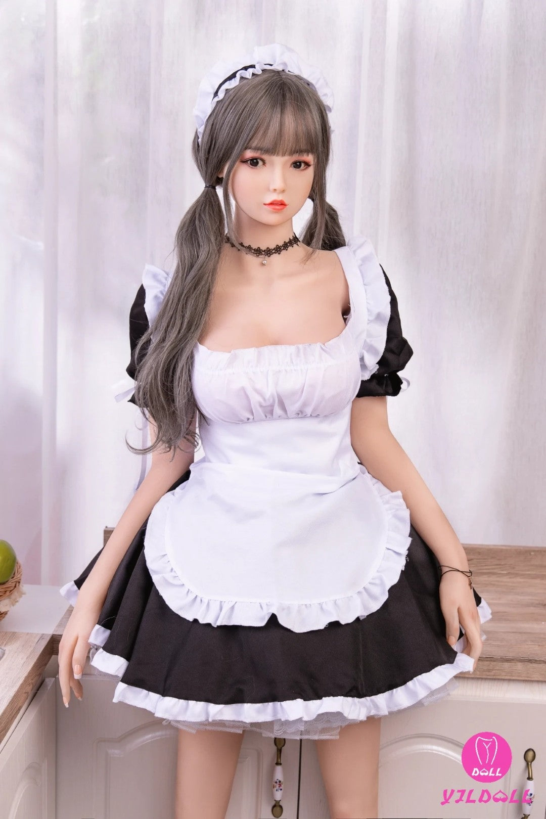Cassandra seksnukk (YJL Doll 165 cm D-Cup #405 TPE + silikoon)