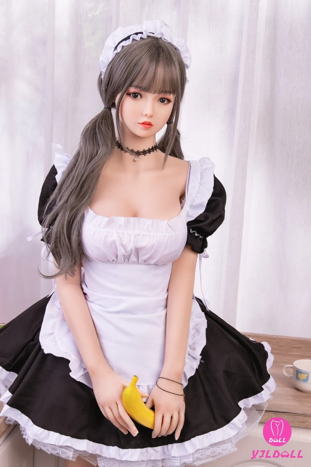 Cassandra seksnukk (YJL Doll 165 cm D-Cup #405 TPE + silikoon)