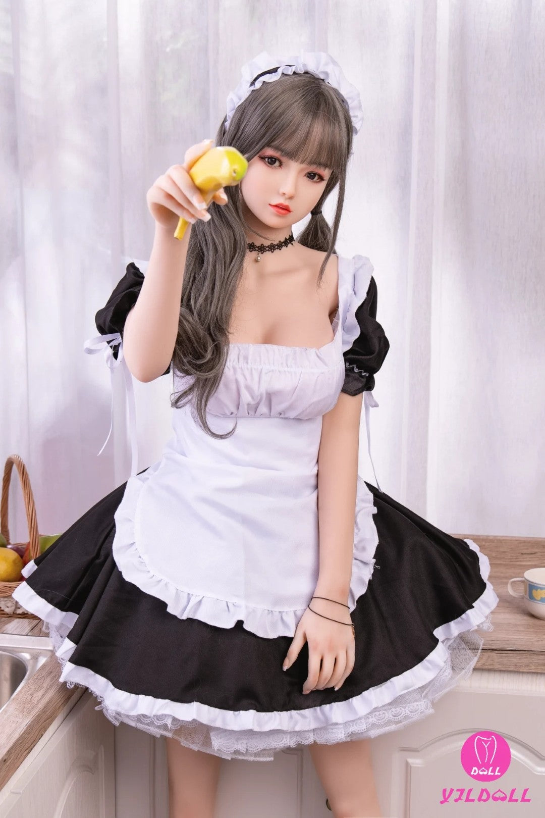 Cassandra seksnukk (YJL Doll 165 cm D-Cup #405 TPE + silikoon)