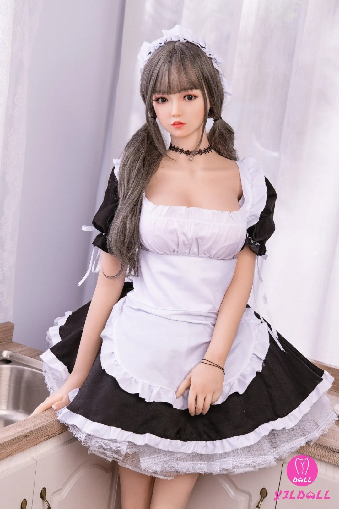 Cassandra seksnukk (YJL Doll 165 cm D-Cup #405 TPE + silikoon)